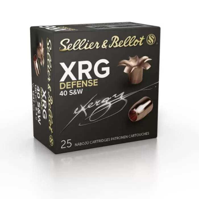 40 S&W - 130 Grain SCHP - Sellier & Bellot XRG Defense - 25 Rounds 40 S&W - 130 Grain SCHP - Sellier & Bellot XRG Defense - 25 Rounds