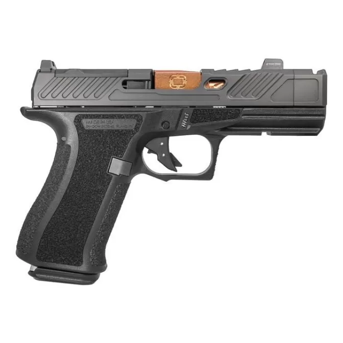 Shadow Systems SS-5211 CR920XP, 9mm, Black Frame, ELITE Slide Optic Cut, Compensated Bronze Barrel, Tritium Front Sight Shadow Systems SS-5211 CR920XP, 9mm, Black Frame, ELITE Slide Optic Cut, Compensated Bronze Barrel, Tritium Front Sight