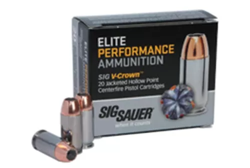 Sig Sauer E10MM200-20 10mm 200GR Elite V Crown JHP