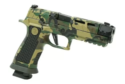 SIG P320 SPECTRE COMP 9MM (2) 21rd MAG SC81 Woodland Camo