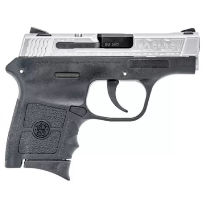 Smith and Wesson M&P Bodyguard 380 Stainless / Black .380 ACP 2.75-inch 6Rd Engraved Slide Smith and Wesson M&P Bodyguard 380 Stainless / Black .380 ACP 2.75-inch 6Rd Engraved Slide