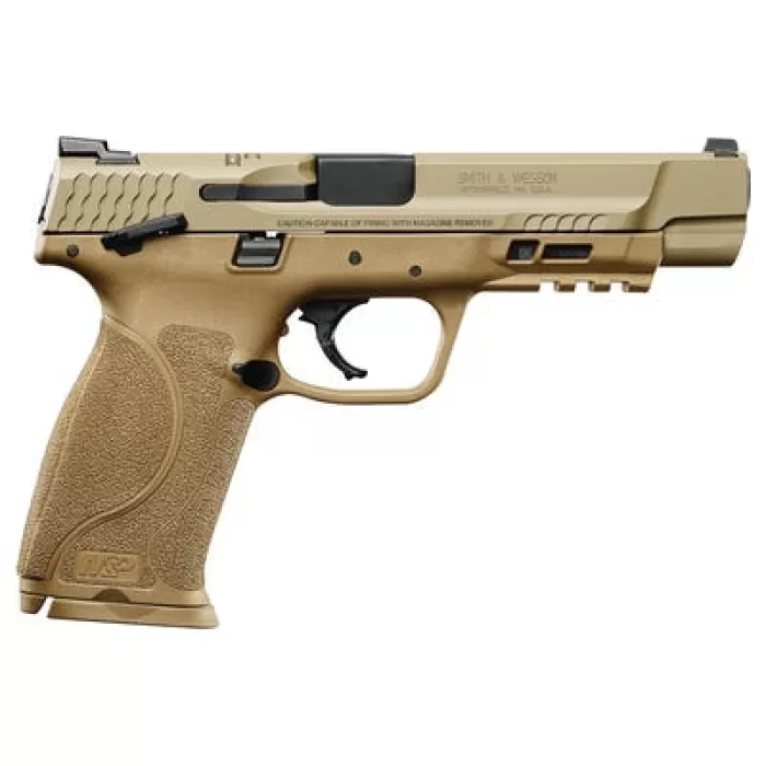 Smith and Wesson M&P40 M2.0 Flat Dark Earth .40S&W 5-inch 15rd W/ Thumb Safety Smith and Wesson M&P40 M2.0 Flat Dark Earth .40S&W 5-inch 15rd W/ Thumb Safety