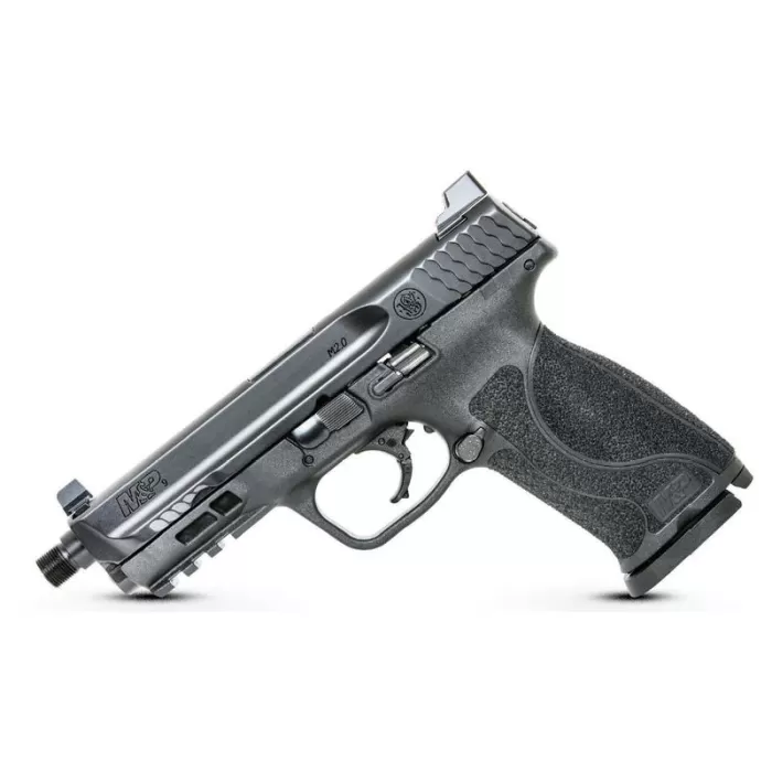 Smith and Wesson M&P9 M2.0 9mm 4.6-inch Threaded Barrel 17 Rounds Tall Sights No Thumb Safety Smith and Wesson M&P9 M2.0 9mm 4.6-inch Threaded Barrel 17 Rounds Tall Sights No Thumb Safety