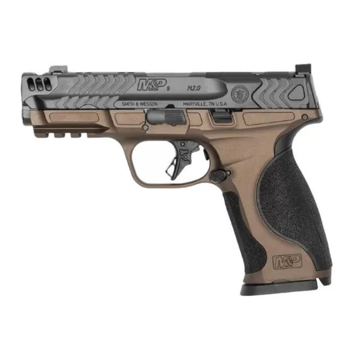 Smith and Wesson M&P9 M2.0 Metal Carry Comp Midnight Bronze 9mm 4.2