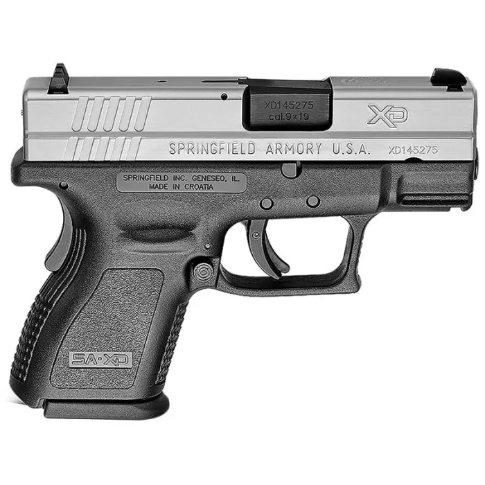 Springfield Armory XD Sub-Compact Stainless 9mm 3" Barrel 10-Rounds Springfield Armory XD Sub-Compact Stainless 9mm 3" Barrel 10-Rounds