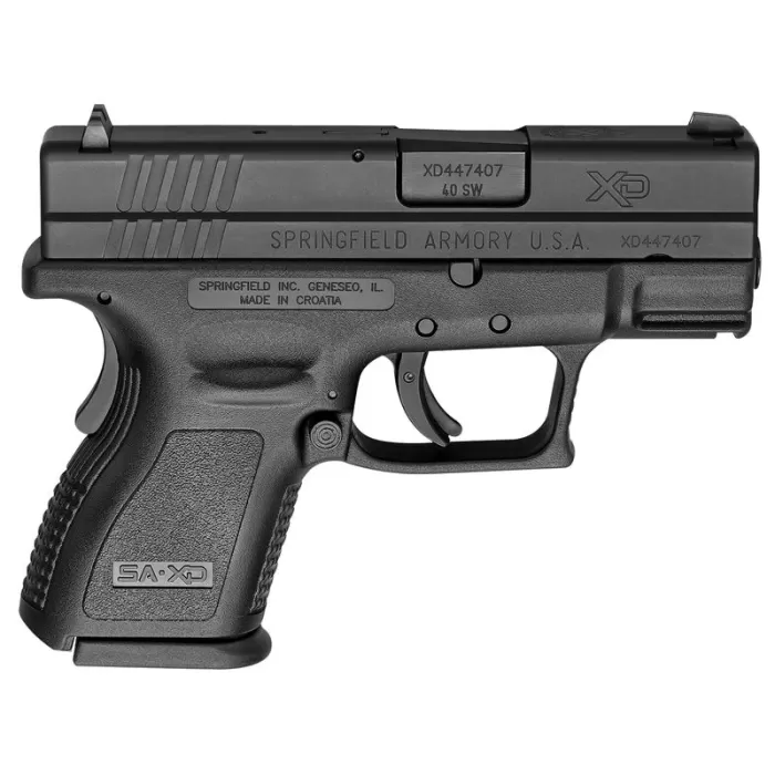 Springfield Armory XD40 Sub-Compact .40 SW 3" Barrel 10-Rounds Springfield Armory XD40 Sub-Compact .40 SW 3" Barrel 10-Rounds