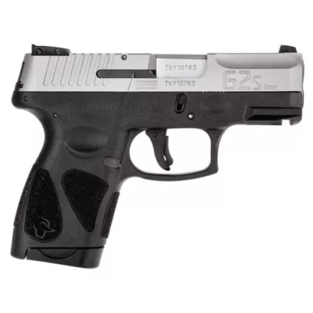 Taurus G2S 9mm Sub-Compact Pistol, Black & Stainless Steel - 1-G2S939