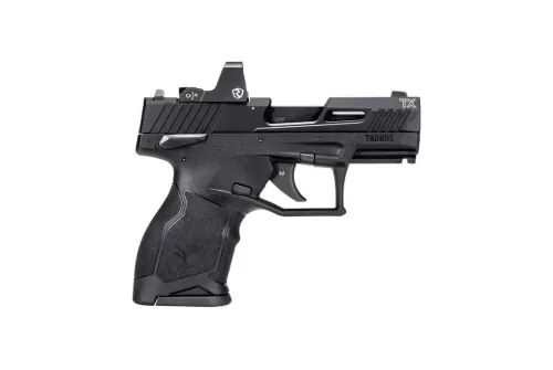 Taurus TX22C 22 LR, 3.6" Threaded Barrel, Black, Riton Red Dot, 10rd