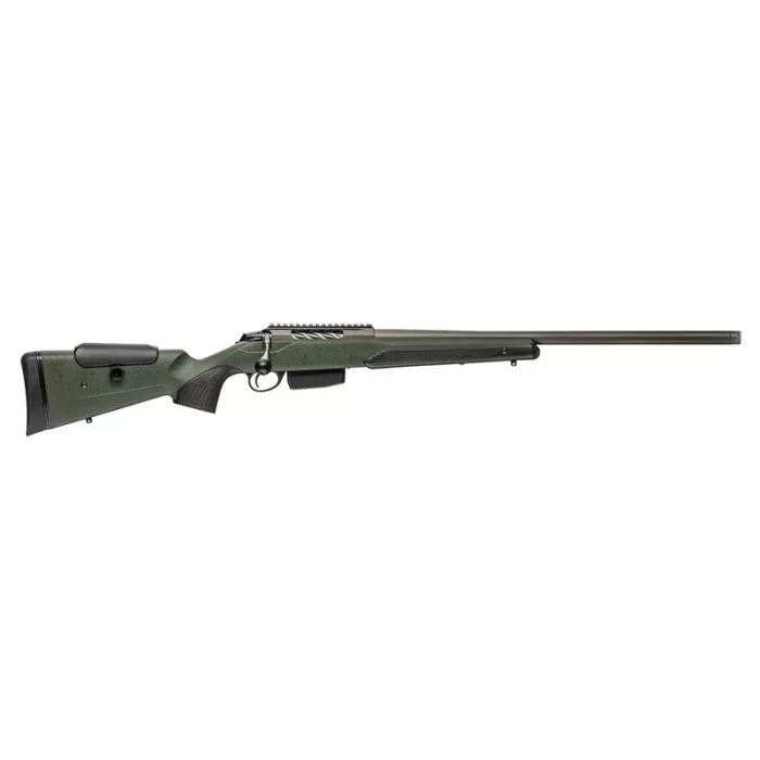 Tikka T3x Super Varmint Tungsten .223 Rem 20" Barrel 5-Rounds Green Stock Tikka T3x Super Varmint Tungsten .223 Rem 20" Barrel 5-Rounds Green Stock