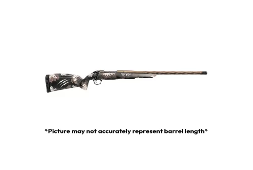 Fierce Firearms  Twisted Rage LR Full Size 7mm PRC 3+1 22" Smoked Bronze Cerakote Match Grade/Spiral Threaded Stainless Steel Barrel, Drilled & Tapped Receiver, Desert Shadow Camo Push Button Adj Comb