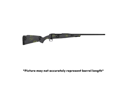 Fierce Firearms ROGSSX22CM22BF Twisted Rogue XP 22 Creedmoor 3+1 22" Black Cerakote Spiral Fluted Threaded Barrel, Stainless Steel Drilled & Tapped Receiver, Picatinny Rail Forend, LR Negative Comb Ca