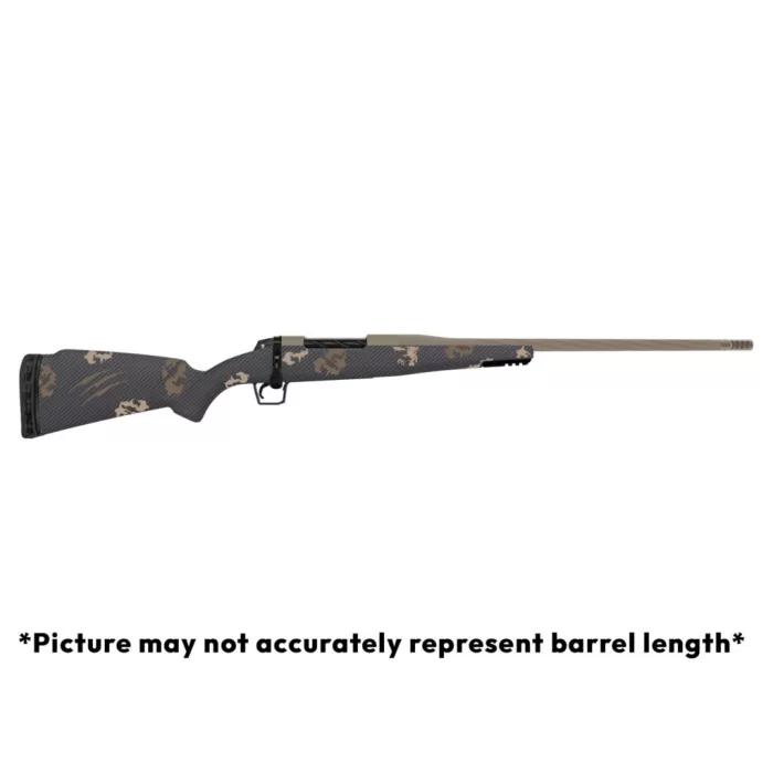 Fierce Firearms ROGSSX65PRC22BRS Twisted Rogue XP 6.5 PRC 3+1 22" Smoked Bronze Cerakote Spiral Fluted Threaded Stainless Steel Barrel, Drilled & Tapped Receiver, BiPod Rail Forend, Sonora Ambush Camo
