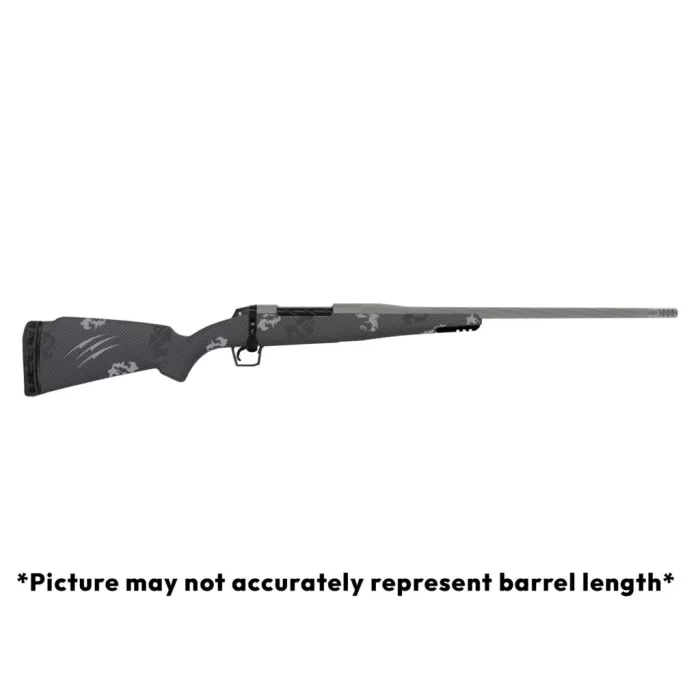 Fierce Firearms ROGSSX65PRC20TP Twisted Rogue XP 6.5 PRC 3+1 20" Tungsten Cerakote Spiral Fluted Threaded Stainless Steel Barrel, Drilled & Tapped Receiver, BiPod Rail Forend, Phantom Camo LR Negative