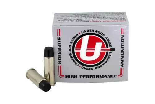 Underwood Ammo Lead long Flat Nose Ammunition .450 Bushmaster 360gr LFN 2449 fps 20/ft
