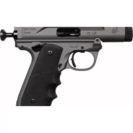Volquartsen Mini Mamba 22 LR, 3" Threaded Barrel, Tungsten Cerakote, LLV Compeition Upper, 10rd