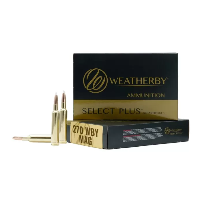 Weatherby Select Plus .270 WBY 134 Grain 20-Rounds Hammer Custom