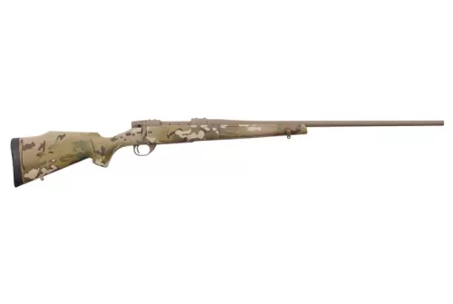 Weatherby Vanguard 257 Wthby Mag 3 Rounds 26" Barrel 3 Rounds MultiCam Fixed Monte Carlo Stock FDE