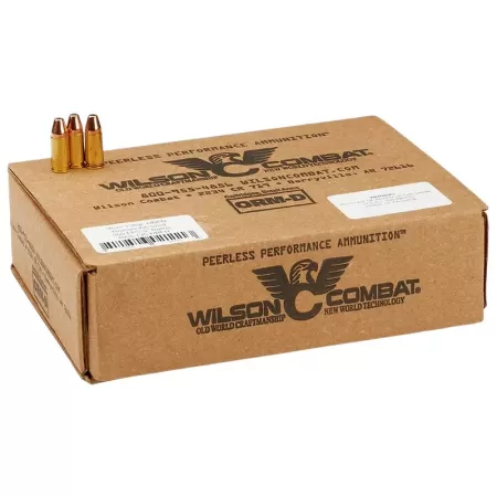 Wilson Combat Berry HBFN Remanufactured 135 Grain Brass Cased Pistol Ammunition, 400 Rounds, RA9-135-HBFN-400RD