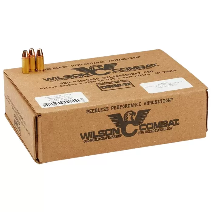 Wilson Combat Berry HBFN Remanufactured 135 Grain Brass Cased Pistol Ammunition, 400 Rounds, RA9-135-HBFN-400RD Wilson Combat Berry HBFN Remanufactured 135 Grain Brass Cased Pistol Ammunition, 400 Rounds, RA9-135-HBFN-400RD