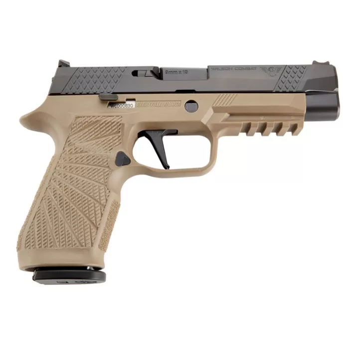 Wilson Combat WCP320 Tan 9mm 4.7" Barrel 17-Rounds Curved Trigger