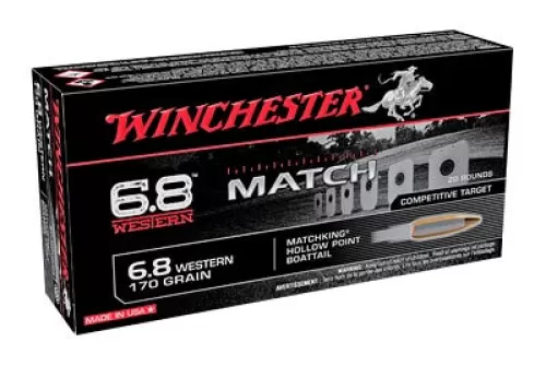 Win 6.8 Wstn Match Hp 170gr 20/200