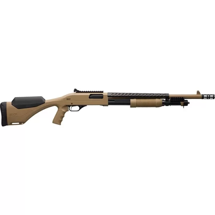 Winchester Repeating Arms SXP Extreme Defender FDE 12 Gauge Shotgun 18" Barrel 3" Chamber 5 Rounds Winchester Repeating Arms SXP Extreme Defender FDE 12 Gauge Shotgun 18" Barrel 3" Chamber 5 Rounds
