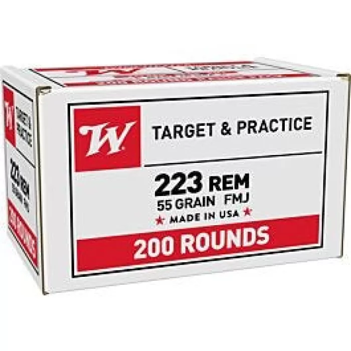 Winchester USA Bulk .223 Rem 55 Grain 200-Rounds FMJ