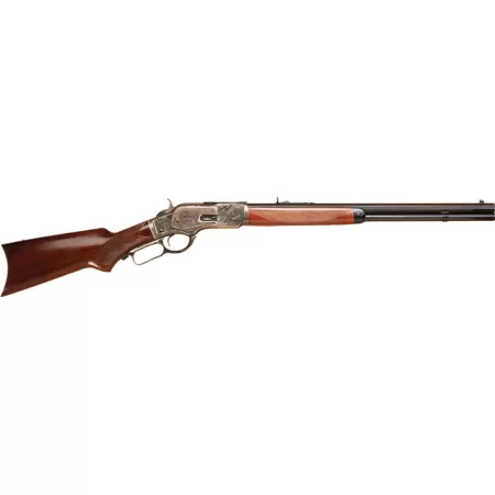 Cimarron 1873 Short Rifle 38-40 Win, 20" Barrel, Walnut Stock, Buckhorn Sights, 10rd