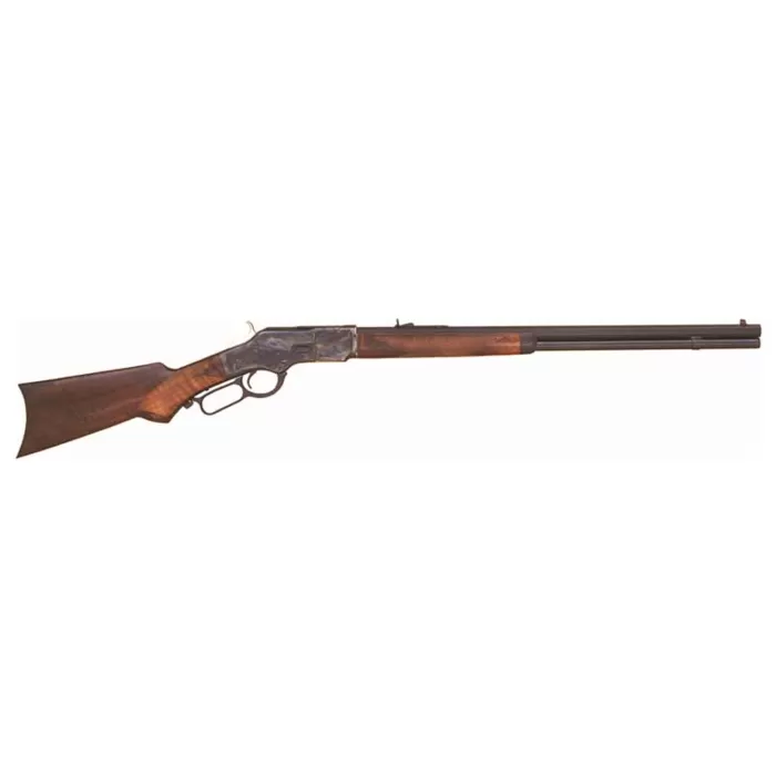 Cimarron 1873 Deluxe .45lc - 24" Octagon Cc/blued Pg Walnut Cimarron 1873 Deluxe .45lc - 24" Octagon Cc/blued Pg Walnut