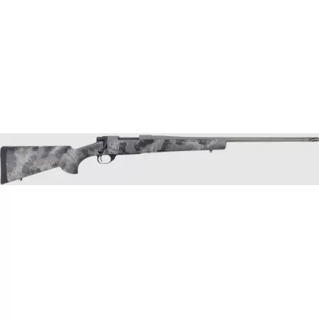 Howa 1500 Fence Line, 25 Creedmoor, 22" Tungsten Threaded Barrel, Tungsten Receiver, Gray Light Camo Fixed Stock, 5rd