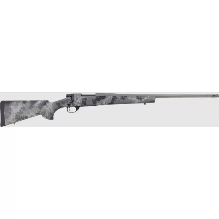 Howa 1500 Fence Line, 25 Creedmoor, 22" Tungsten Threaded Barrel, Tungsten Receiver, Gray Light Camo Fixed Stock, 5rd