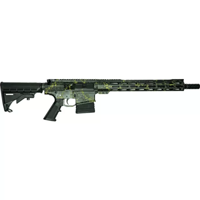 W/ 5 KNIVES LICHEN BLACKGLFA AR10 RIFLE 308 BUNDLE 16"