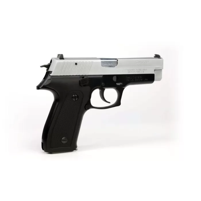 ZASTAVA ARMS CZ999 9MM MATTE CHROME SLIDE BLUED ZASTAVA ARMS CZ999 9MM MATTE CHROME SLIDE BLUED