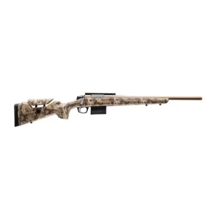 CVA CR4052 Cascade Varmint Hunter 22-250 Rem 10+1 20" Flat Dark Earth Cerakote Threaded Barrel & Receiver w/Picatinny Rail, Krytek Highlander Adj Comb & LOP Synthetic Stock