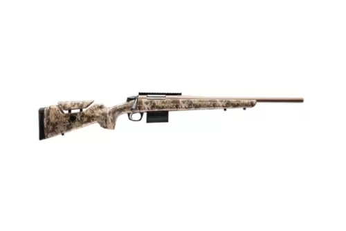 CVA CR4052 Cascade Varmint Hunter 22-250 Rem 10+1 20" Flat Dark Earth Cerakote Threaded Barrel & Receiver w/Picatinny Rail, Krytek Highlander Adj Comb & LOP Synthetic Stock