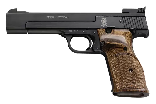 Smith & Wesson 41 Rimfire 22 LR 10+1 Wood/Blued