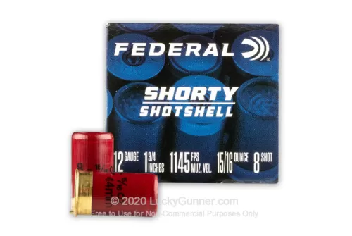Federal Shorty Shotshell 12 Gauge Ammo 1-3/4