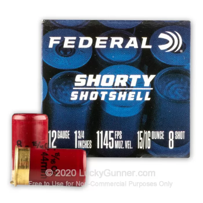 Federal Shorty Shotshell 12 Gauge Ammo 1-3/4