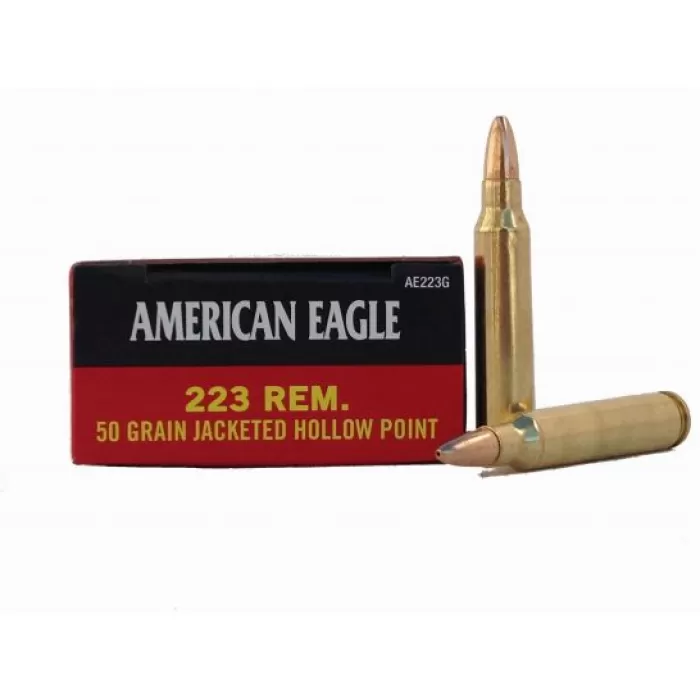 American Eagle 223 50gr JHP Ammunition 20rds - AE223G American Eagle 223 50gr JHP Ammunition 20rds - AE223G
