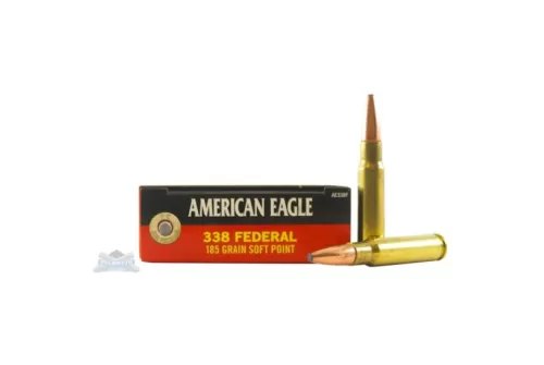 Federal American Eagle 338Fed 185Gr SP 20/25 029465061418