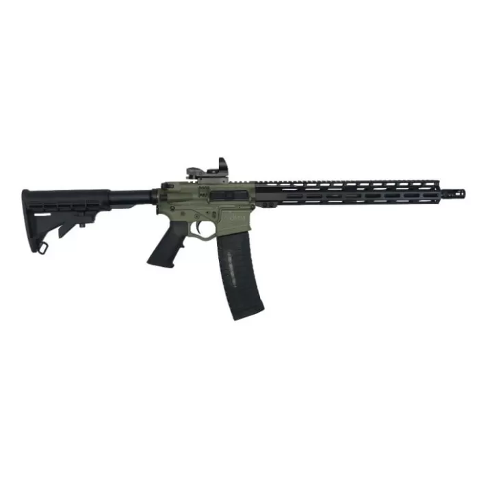 ATI Omni, Hybrid Ria 5.56X45 NATO, 16" BBL, Red/Green Duo Sight, Green, 60rd