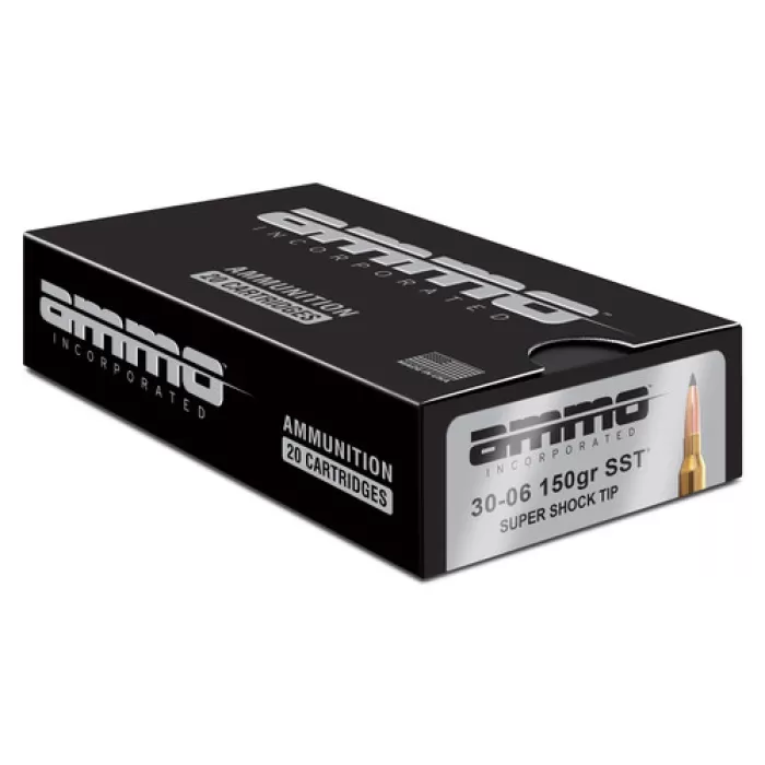 Ammo Inc 3006150Ssta20 Signature Personal Defense 30-06 Springfield 150 GR Super Shock Tip (Sst) 20 Per Box/ 10 CS