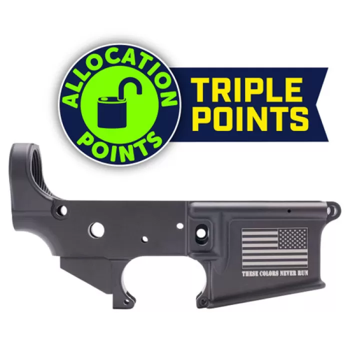 Anderson AM-15 Forged Stripped AR15 Lower Receiver - Black | Flag & Anderson AM-15 Forged Stripped AR15 Lower Receiver - Black | Flag &