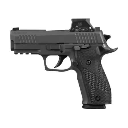 Sig Sauer 226XCA9RXSL P226X w/Optic Carry 9mm Luger 18+1 3.80" Black Bull Barrel, Matte Black DLC Stainless Steel Serrated w/Optic Slide, Black Anodized Alloy Frame w/Picatinny Rail, Black Hogue G10 G