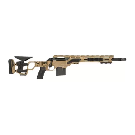 Cadex Inc CDXSSCOV308165CP20I2E1 CDX-SS Seven S.T.A.R.S. Covert Compact 308 Win 10+1 16.50" Black DLC Fluted Threaded Barrel, Hybrid Tan Cerakote Receiver w/Picatinny Rail, M-LOK Handguard, Hybrid Tan