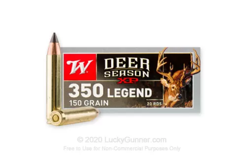 Winchester Deer Season XP 350 Legend Ammo 150 Grain Extreme Point Polymer Tip Case of 200 (10 Boxes of 20)