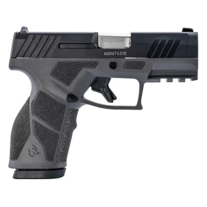 TAURUS GX2 9mm 3.38in 2x10rd Gray/Black Striker Pistol (1-GX2931G-10)