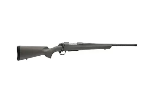 Browning 035845282 AB3 Pro SPR Full Size 6.5 Creedmoor 4+1 18" Matte Blued Spiral Fluted Threaded Barrel, Matte Blued Drilled & Tapped Receiver, Gray/Green Fixed Synthetic Stock
