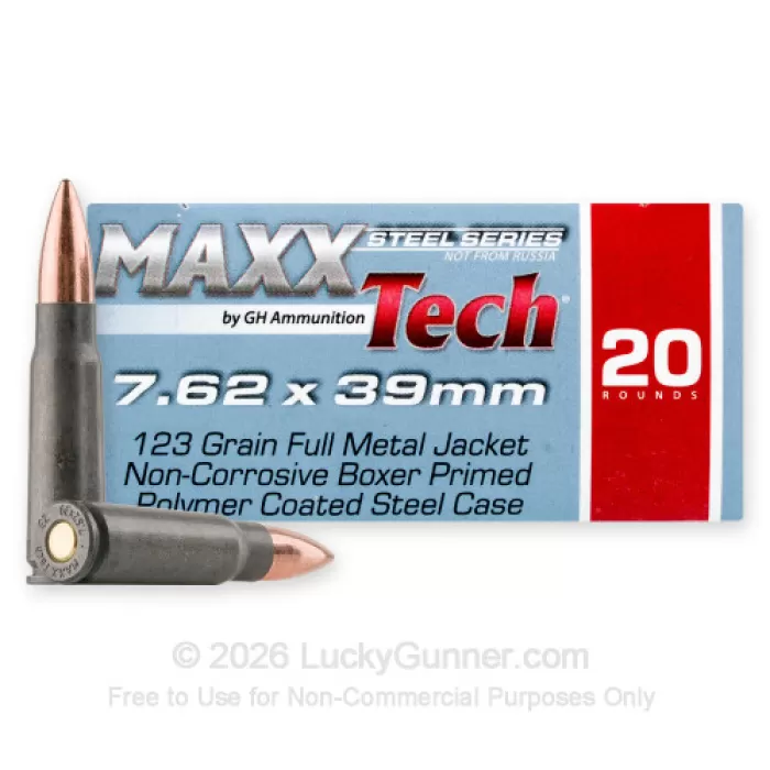 MAXXTECH PTGS762     762X39 123G FMJ STEEL   20/30