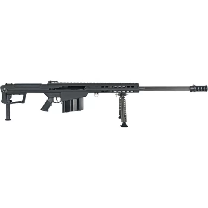 Barrett 20184 M107A1 50 BMG 10+1 29" Fluted Barrel, Picatinny Rail Receiver, M-LOK Handguard, QD BiPod Forend, Black Polymer Grip Barrett 20184 M107A1 50 BMG 10+1 29" Fluted Barrel, Picatinny Rail Receiver, M-LOK Handguard, QD BiPod Forend, Black Polymer Grip